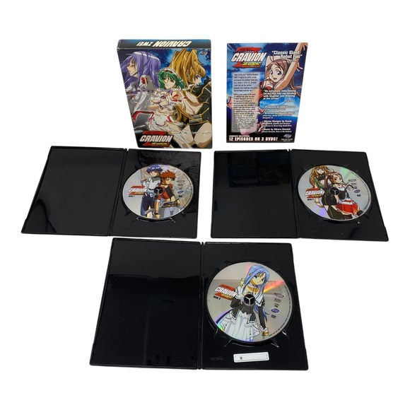 Gravion Zwei Complete Collection 12 Episodes 3 DVDs Anime English Japanese Audio - Picture 9 of 9